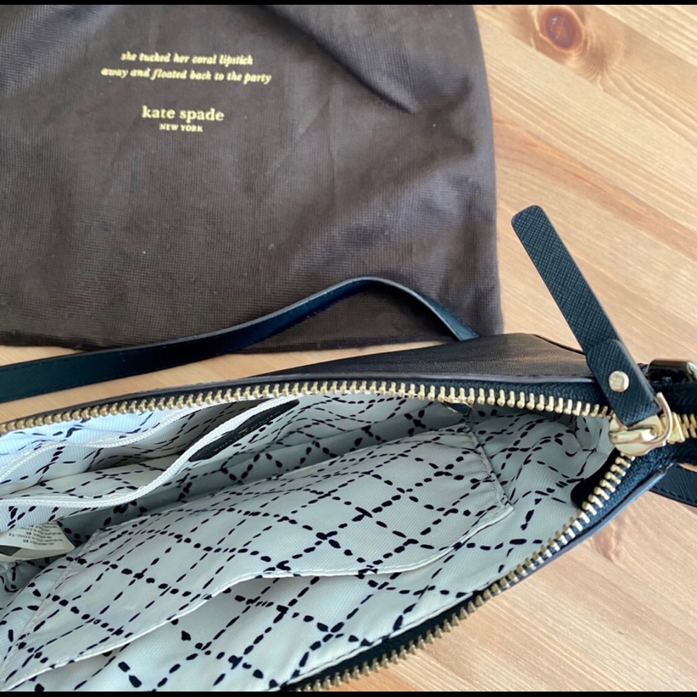 Kate Spade Black Leather Purse - Picture 3 of 4